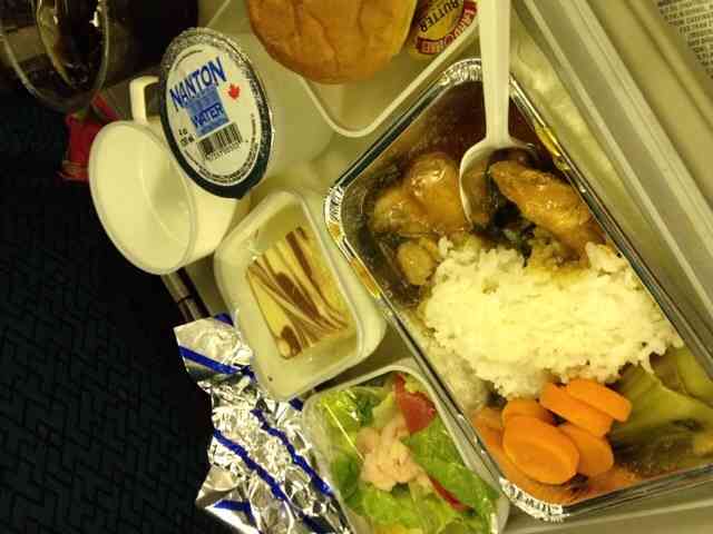 世界の機内食:D