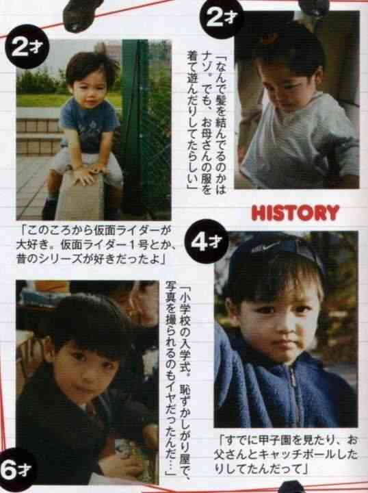 芸能人の幼少期を載せていくトピック