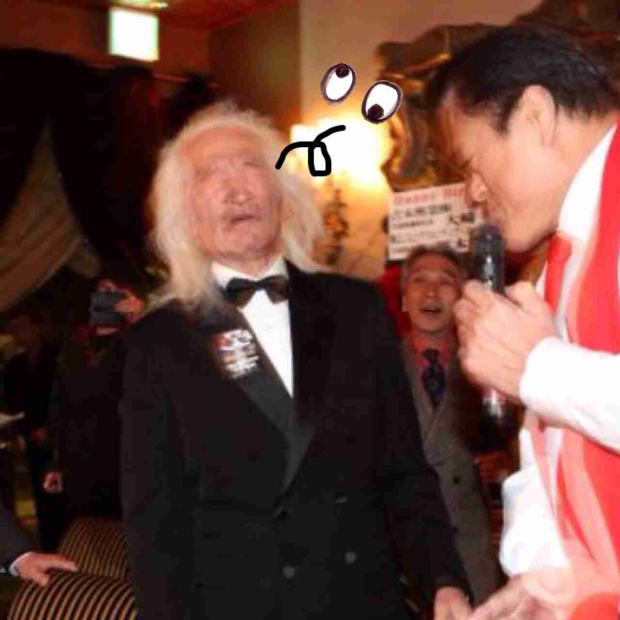 内田裕也、アントニオ猪木から闘魂注入ビンタされる