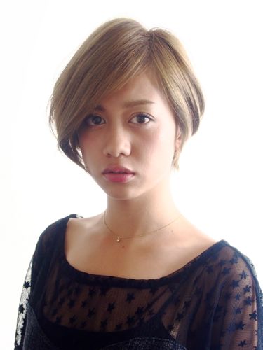 ぽっちゃり丸顔の人のお勧めヘアスタイル。