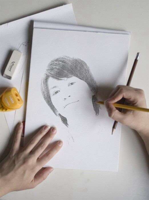 有名人の似顔絵トピ。