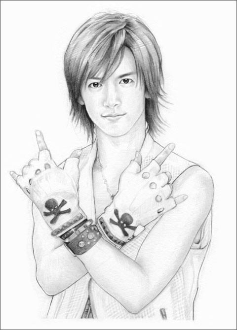 有名人の似顔絵トピ。