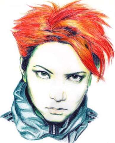 有名人の似顔絵トピ。