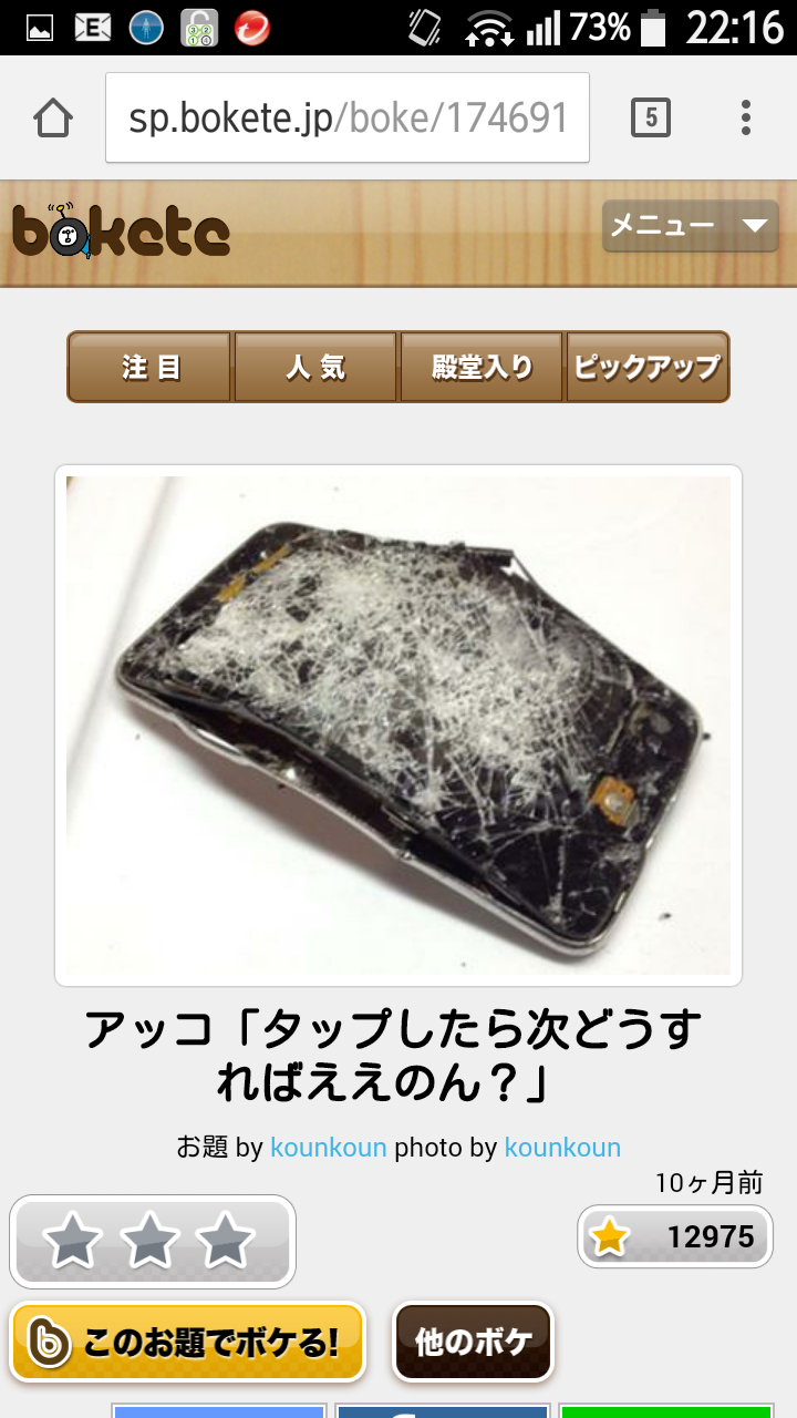 2014年の締めくくりに「ボケて」を貼っていこう