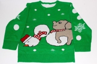 ダサい！クリスマスセーターを貼るトピ