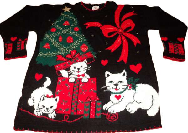 ダサい！クリスマスセーターを貼るトピ