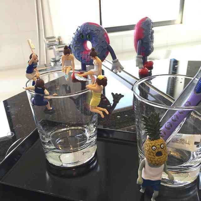 コップのフチ子が好きな人～！