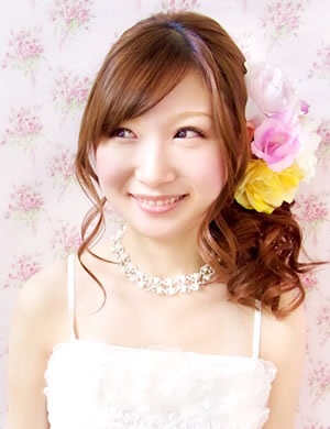 ブライダルな写真を貼るトピ