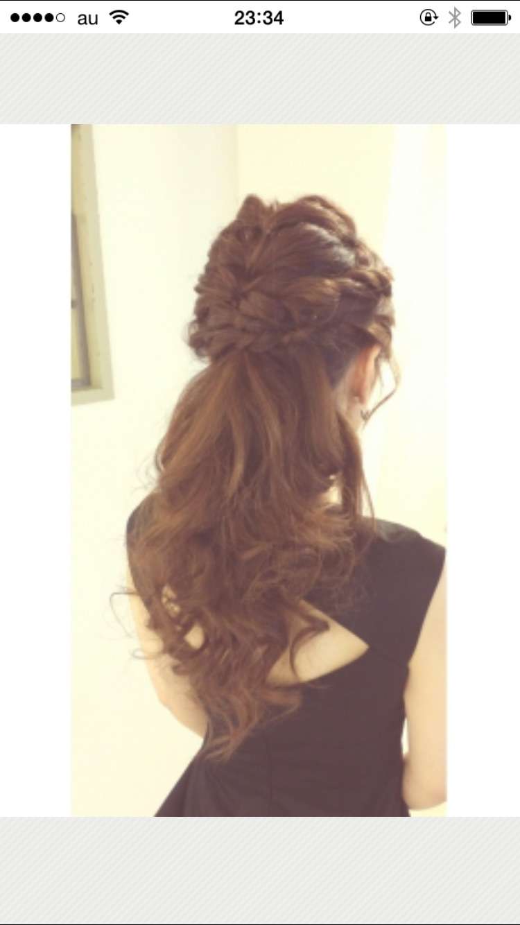 披露宴のヘアスタイル画像【招待客】