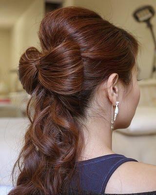 披露宴のヘアスタイル画像【招待客】