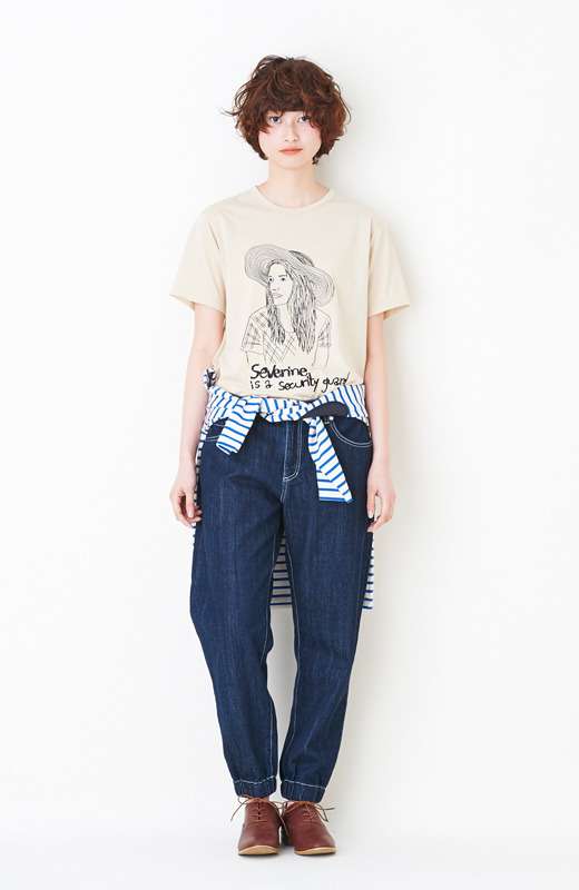 可愛い、素敵なジーンズファッションコーデ