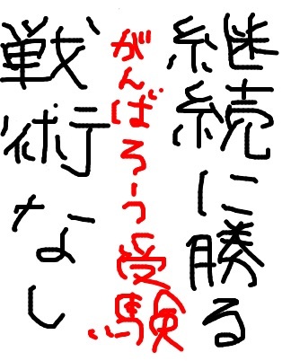 自分の目標や座右の銘を手書きで表明するトピ