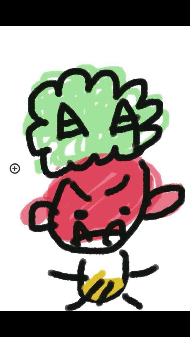 何も見ずに鬼の絵を描いてみるトピ