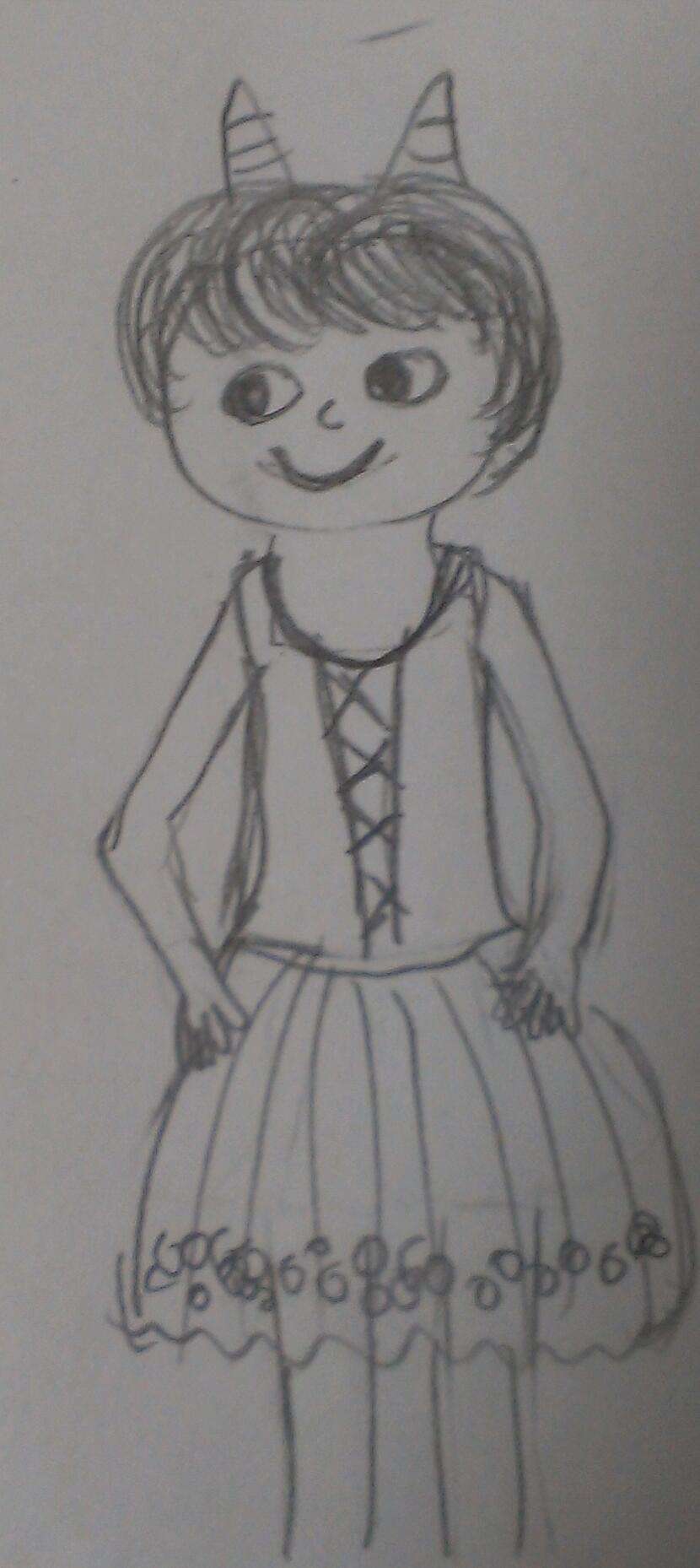 何も見ずに鬼の絵を描いてみるトピ