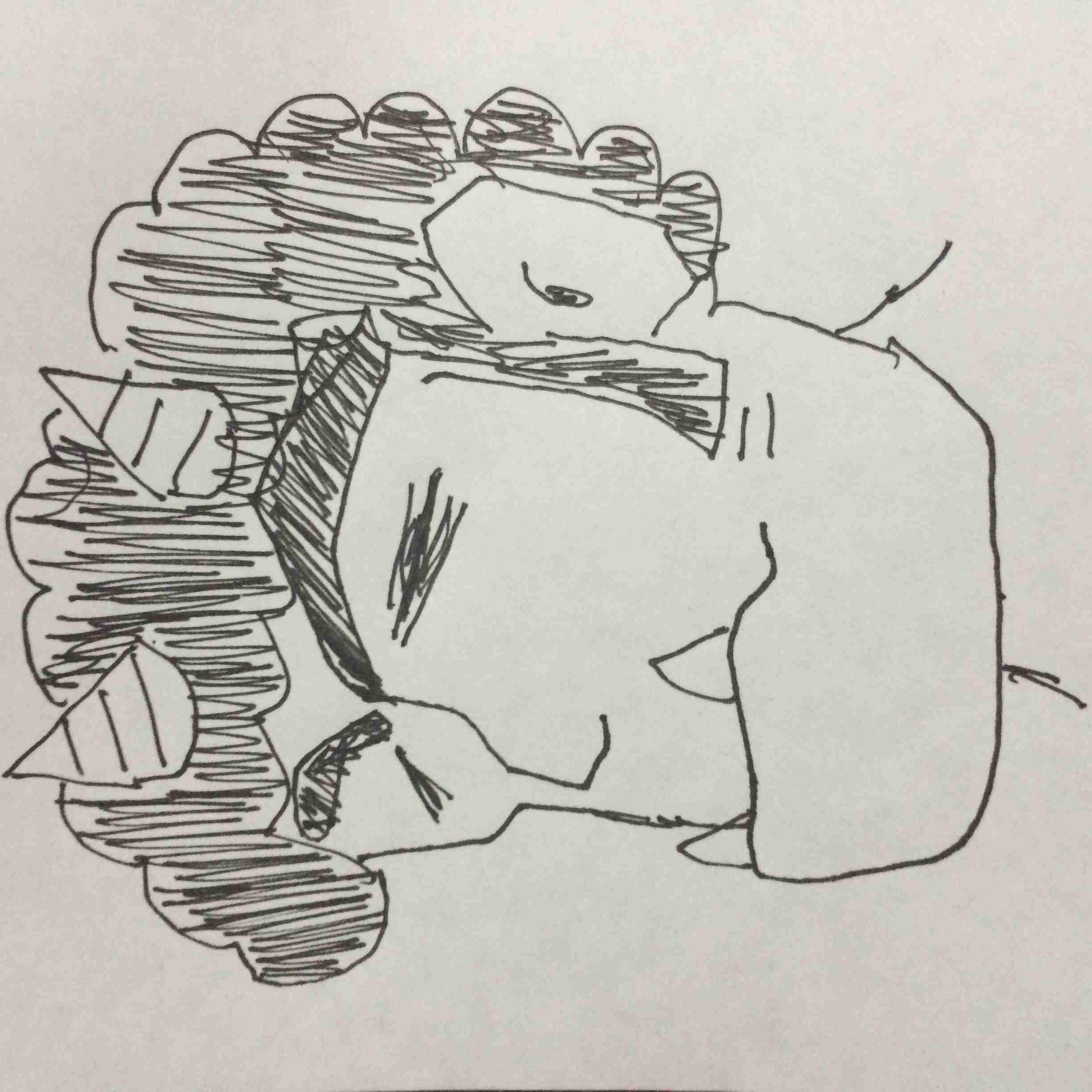 何も見ずに鬼の絵を描いてみるトピ