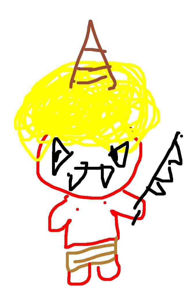 何も見ずに鬼の絵を描いてみるトピ