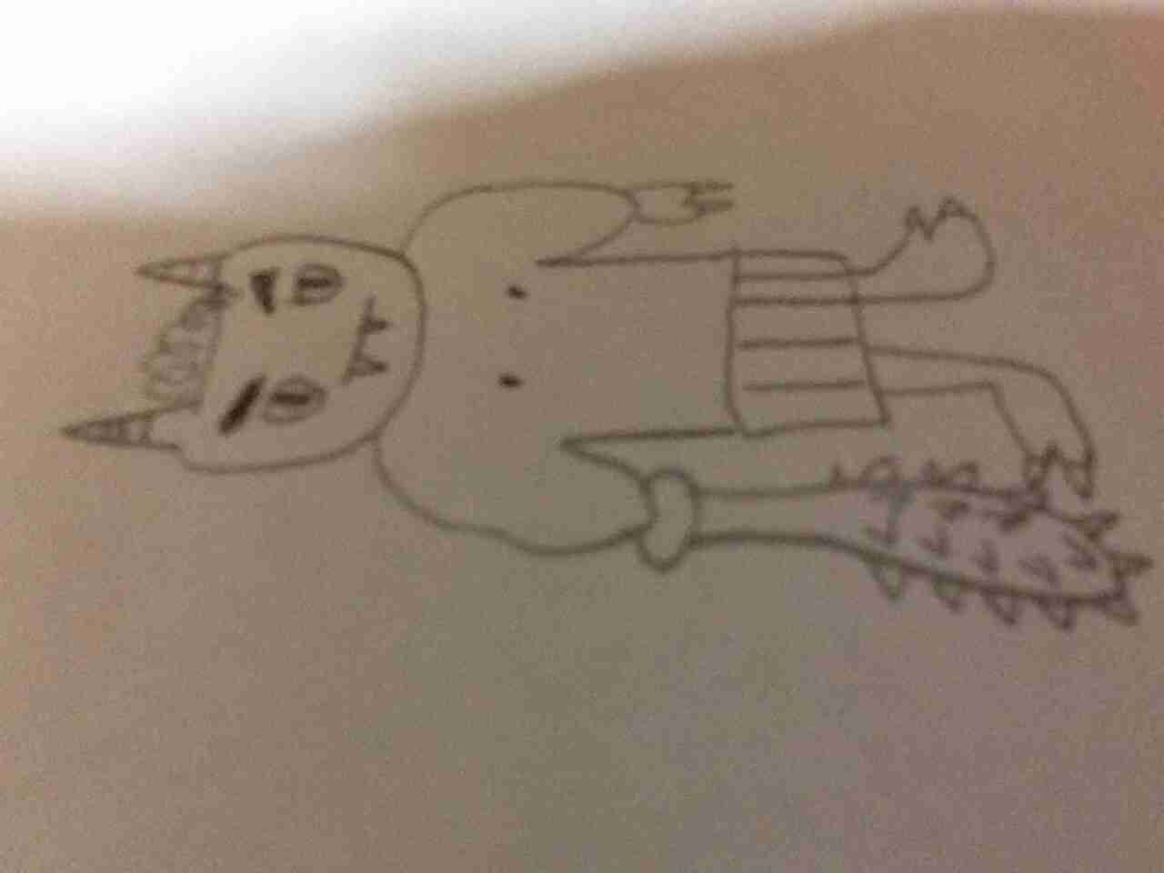 何も見ずに鬼の絵を描いてみるトピ