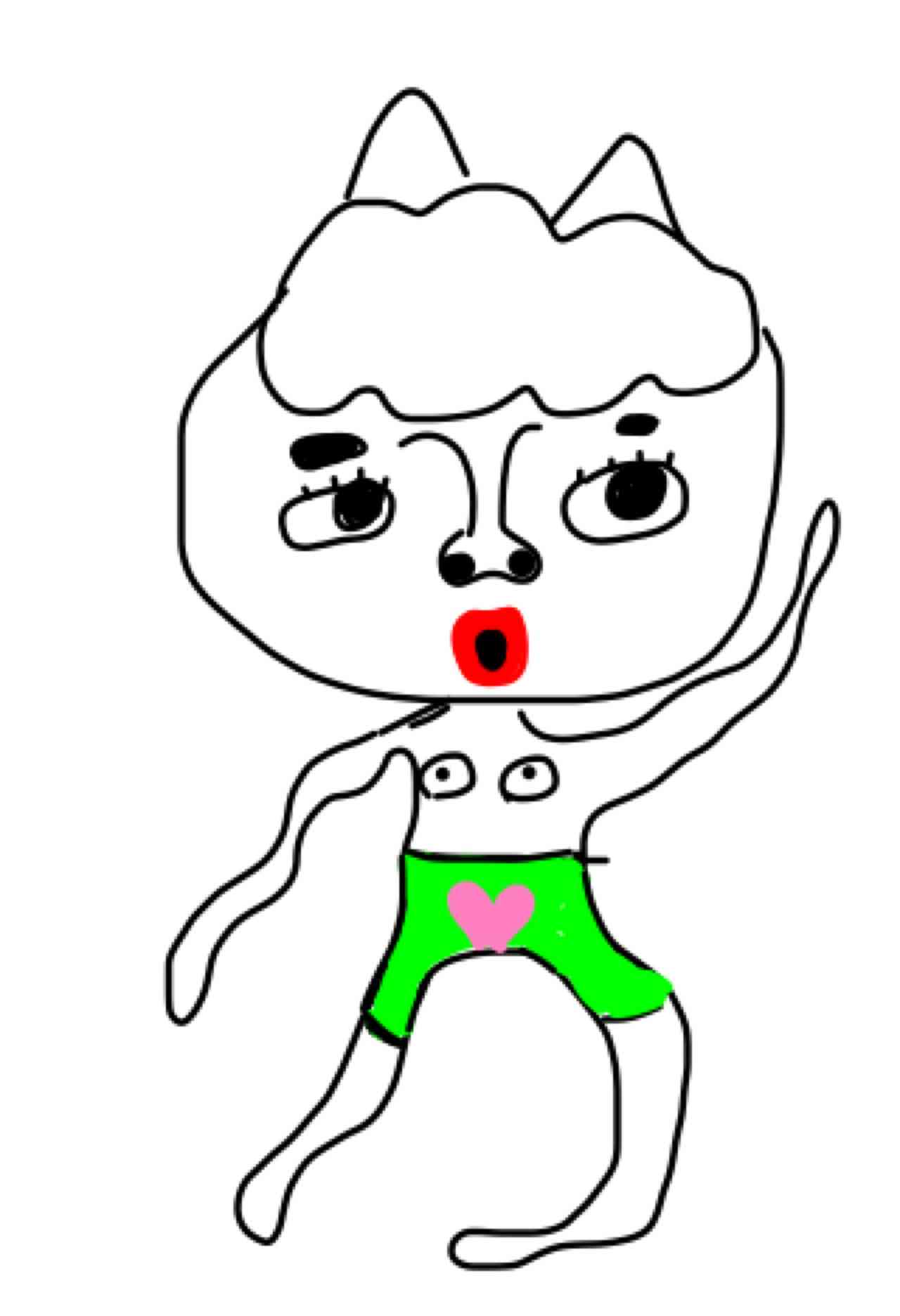 何も見ずに鬼の絵を描いてみるトピ
