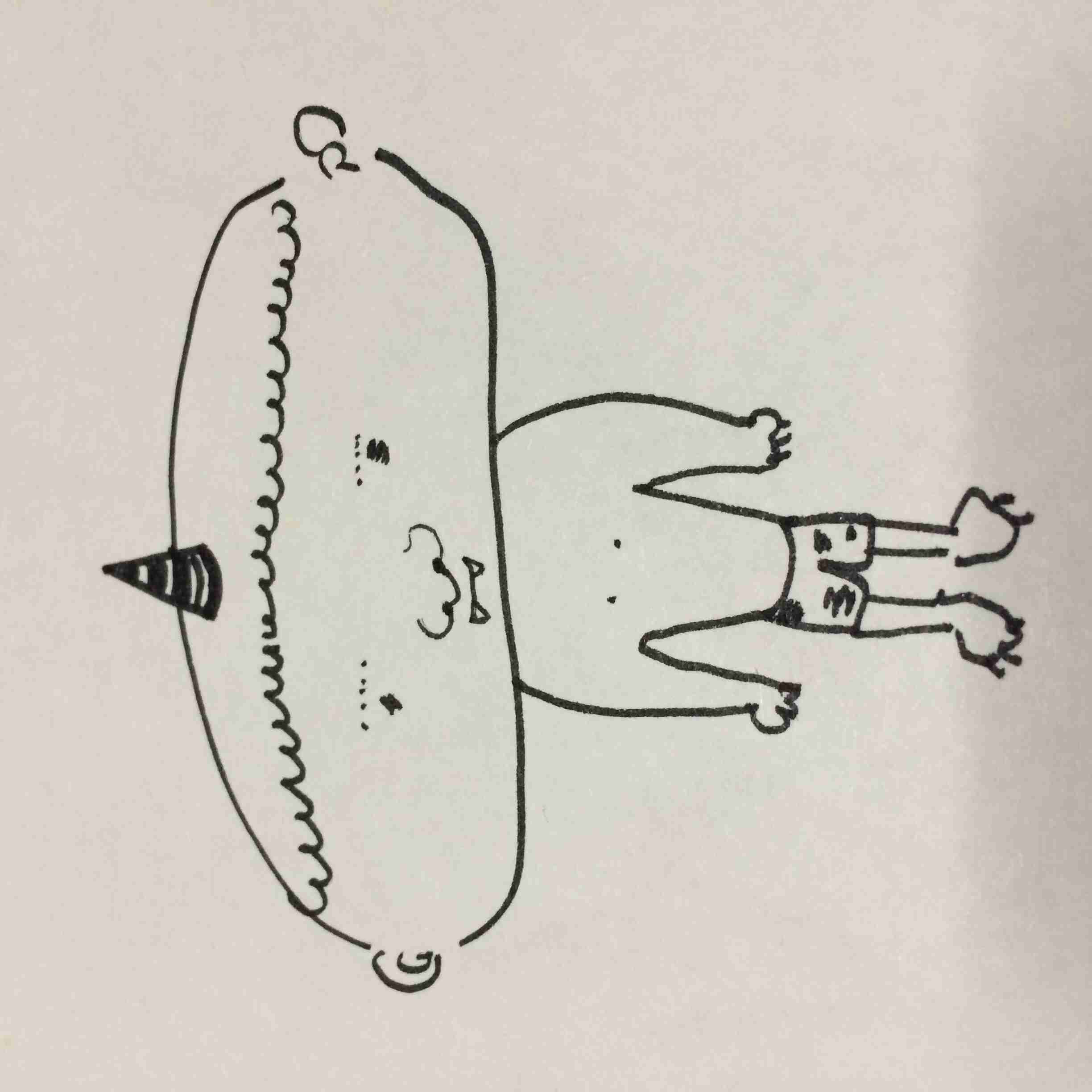 何も見ずに鬼の絵を描いてみるトピ