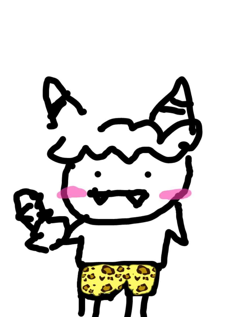 何も見ずに鬼の絵を描いてみるトピ