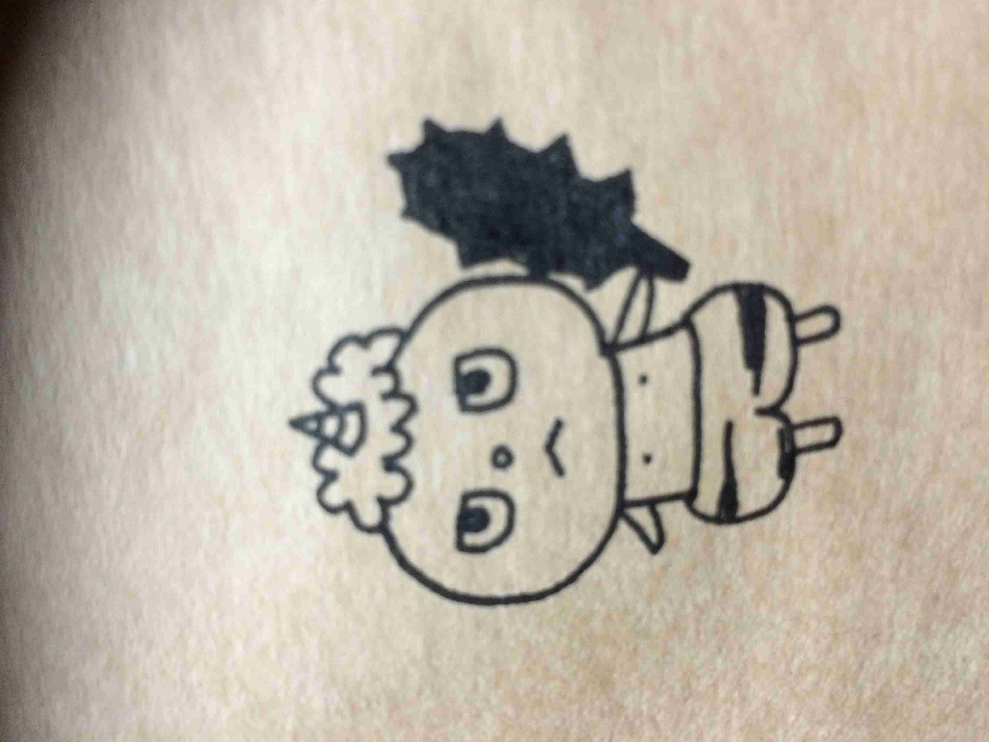 何も見ずに鬼の絵を描いてみるトピ