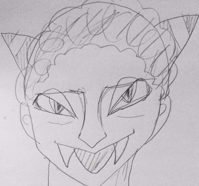 何も見ずに鬼の絵を描いてみるトピ