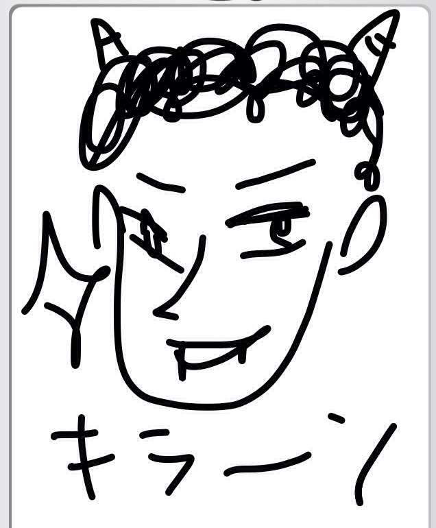 何も見ずに鬼の絵を描いてみるトピ