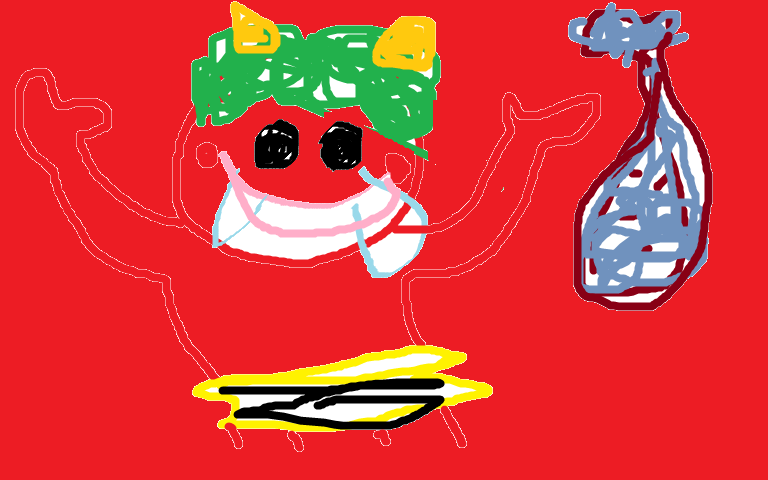 何も見ずに鬼の絵を描いてみるトピ