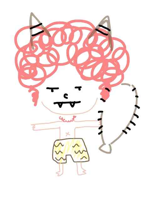 何も見ずに鬼の絵を描いてみるトピ