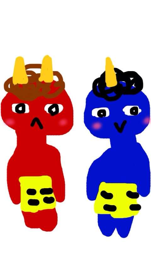 何も見ずに鬼の絵を描いてみるトピ