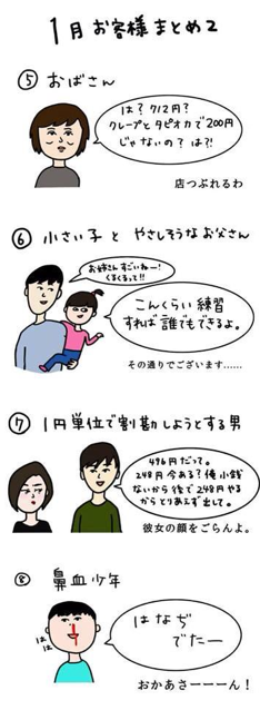 クレープ屋にやってくるフリーダムなお客さんたちの特徴