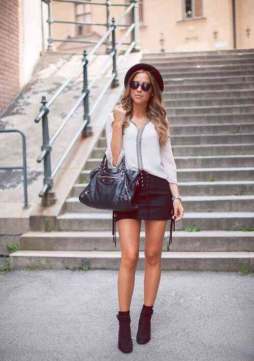 帽子を使ったコーデ画像