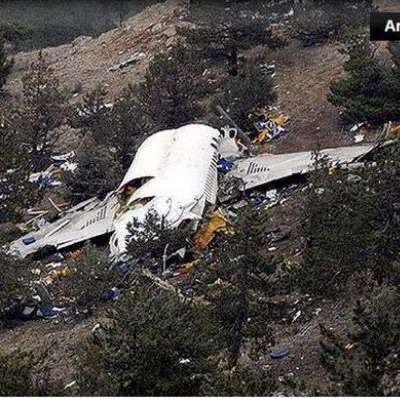 フランス南部でドイツの旅客機墜落か