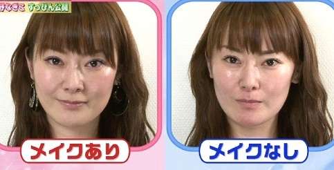 すっぴんが変わらないと思う芸能人は(´・ω・`)？