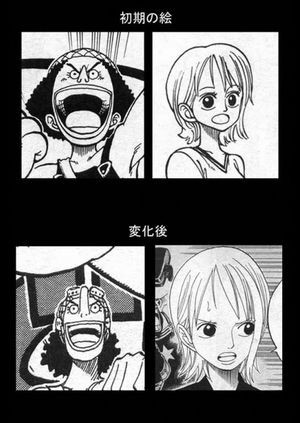 連載中に絵のタッチが変わった漫画