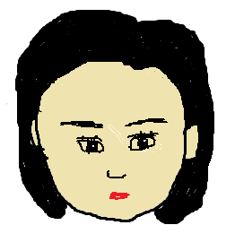 自画像を描いてみるトピ