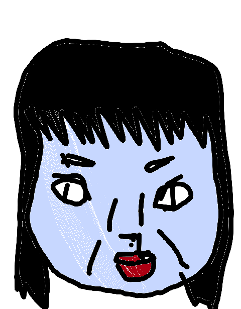 自画像を描いてみるトピ
