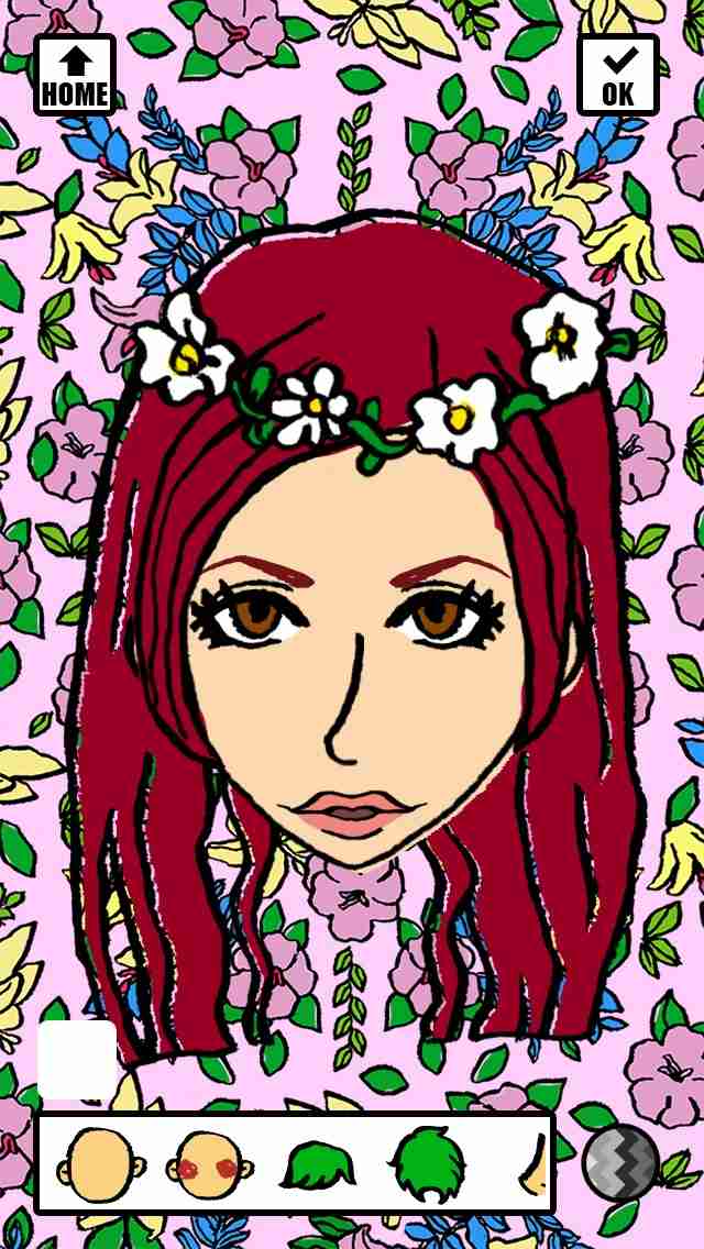 自画像を描いてみるトピ