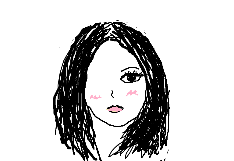 自画像を描いてみるトピ