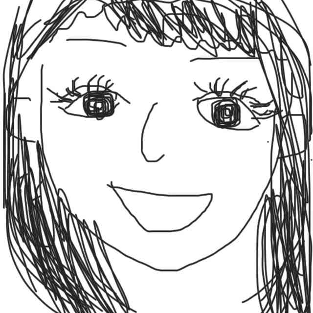 自画像を描いてみるトピ