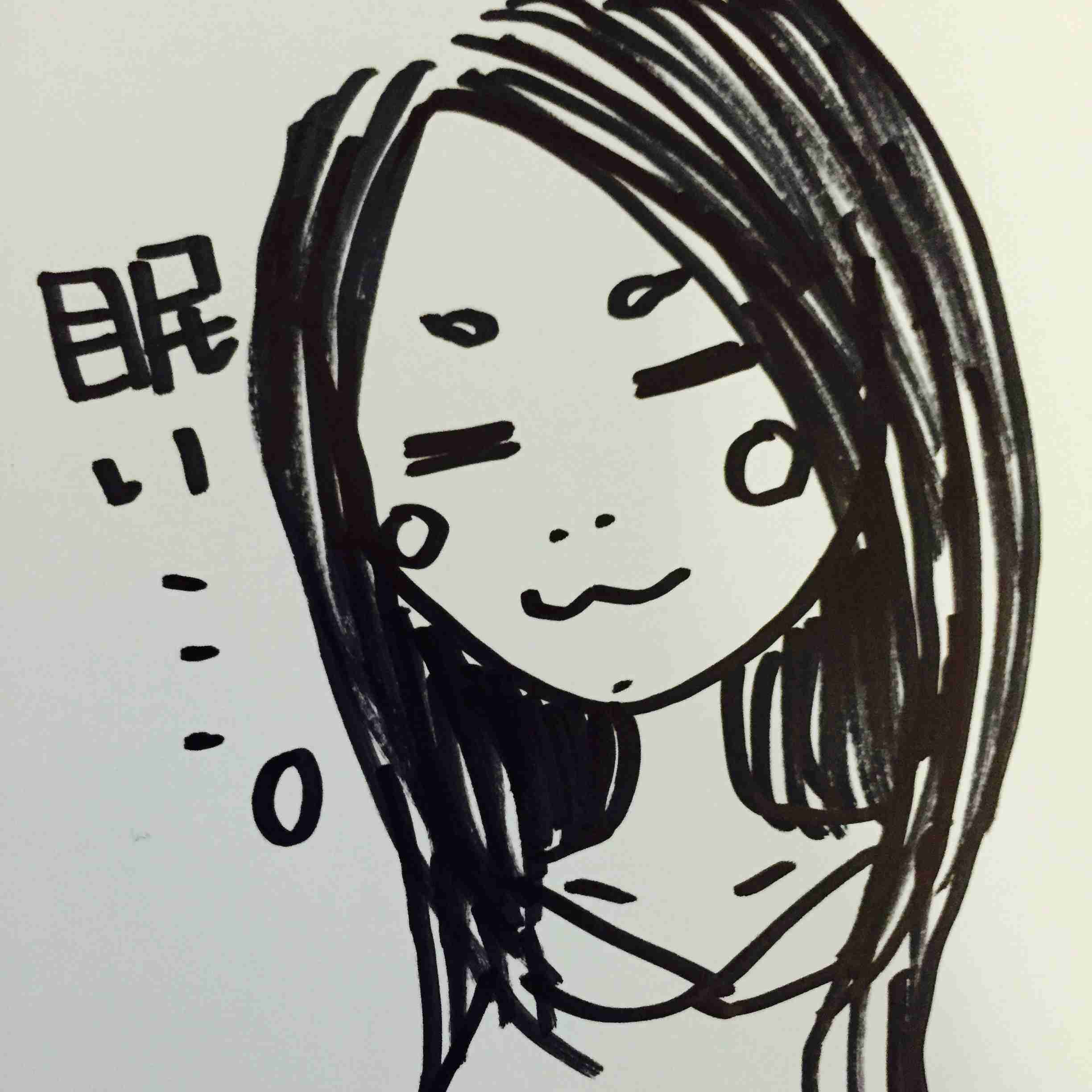 自画像を描いてみるトピ