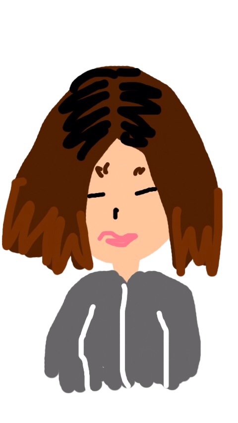 自画像を描いてみるトピ