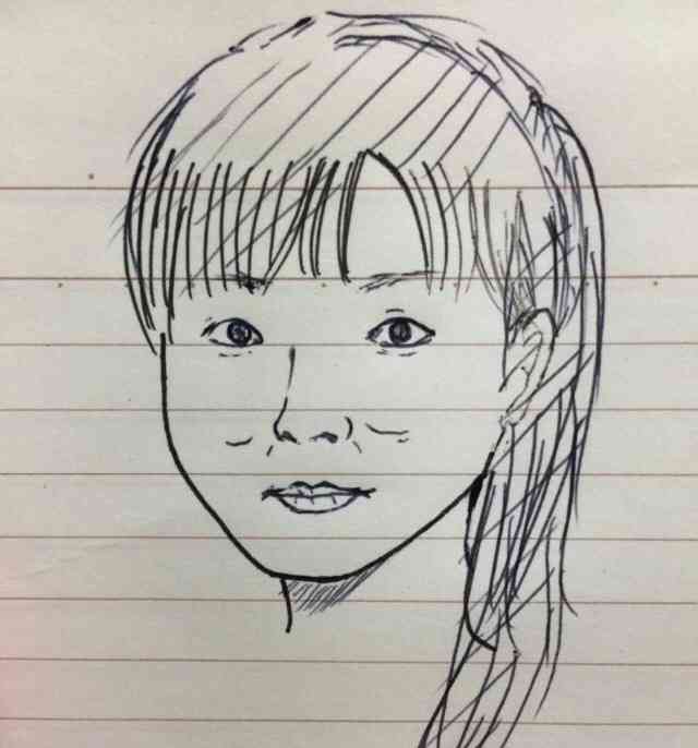 自画像を描いてみるトピ