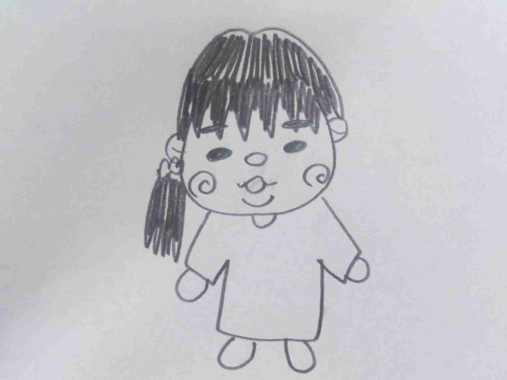 自画像を描いてみるトピ