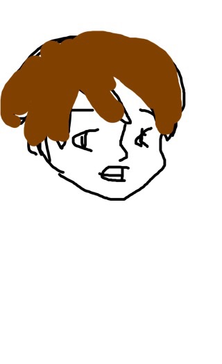 自画像を描いてみるトピ
