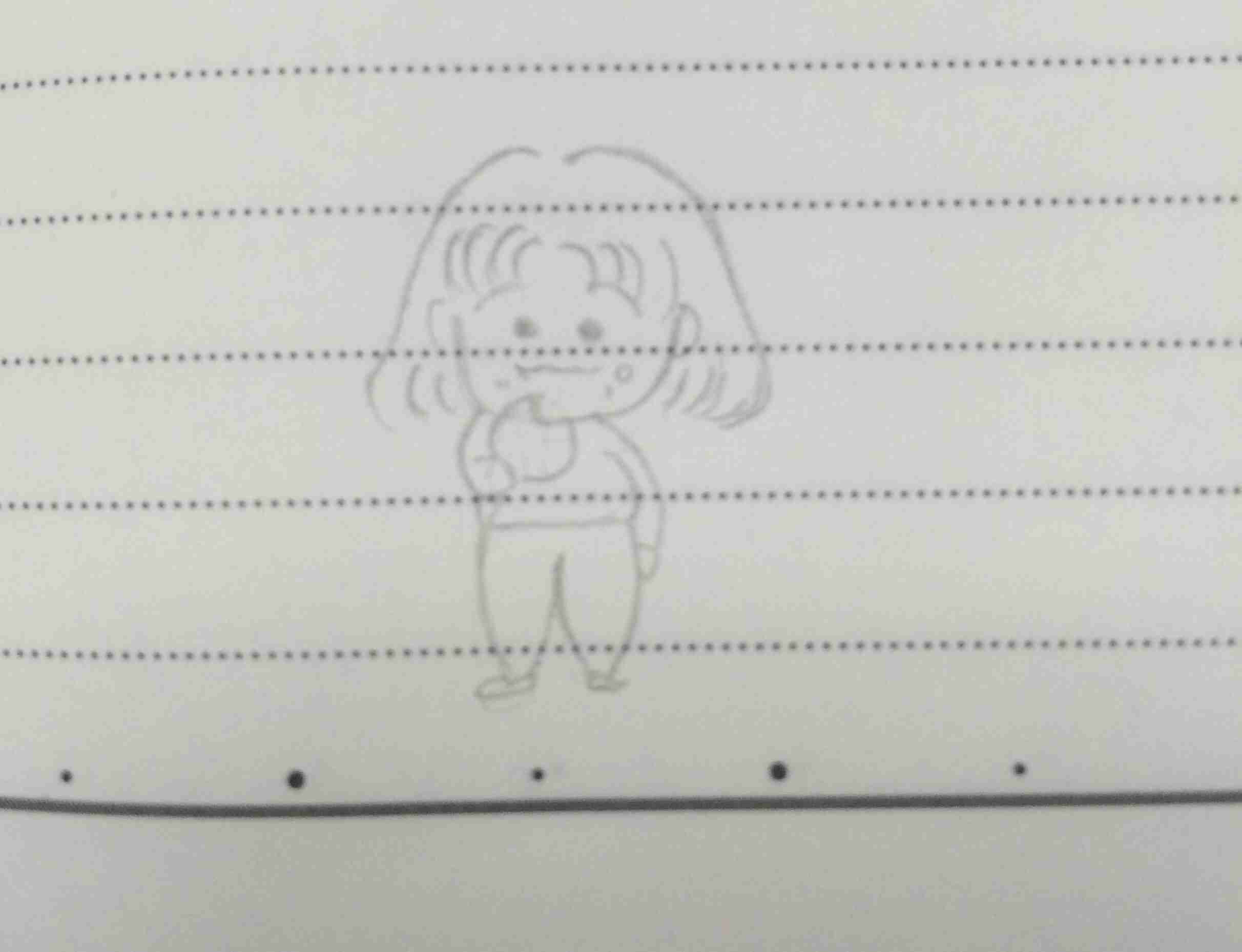 自画像を描いてみるトピ