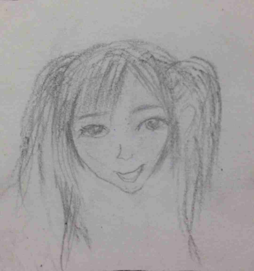 自画像を描いてみるトピ