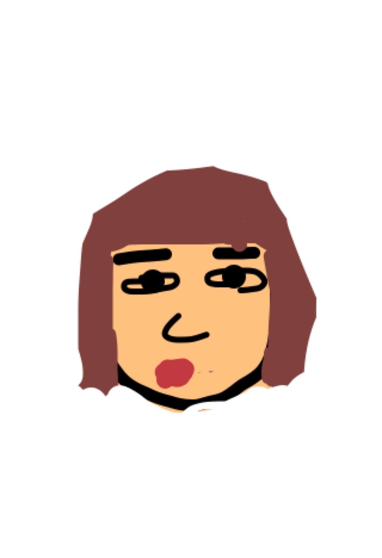 自画像を描いてみるトピ