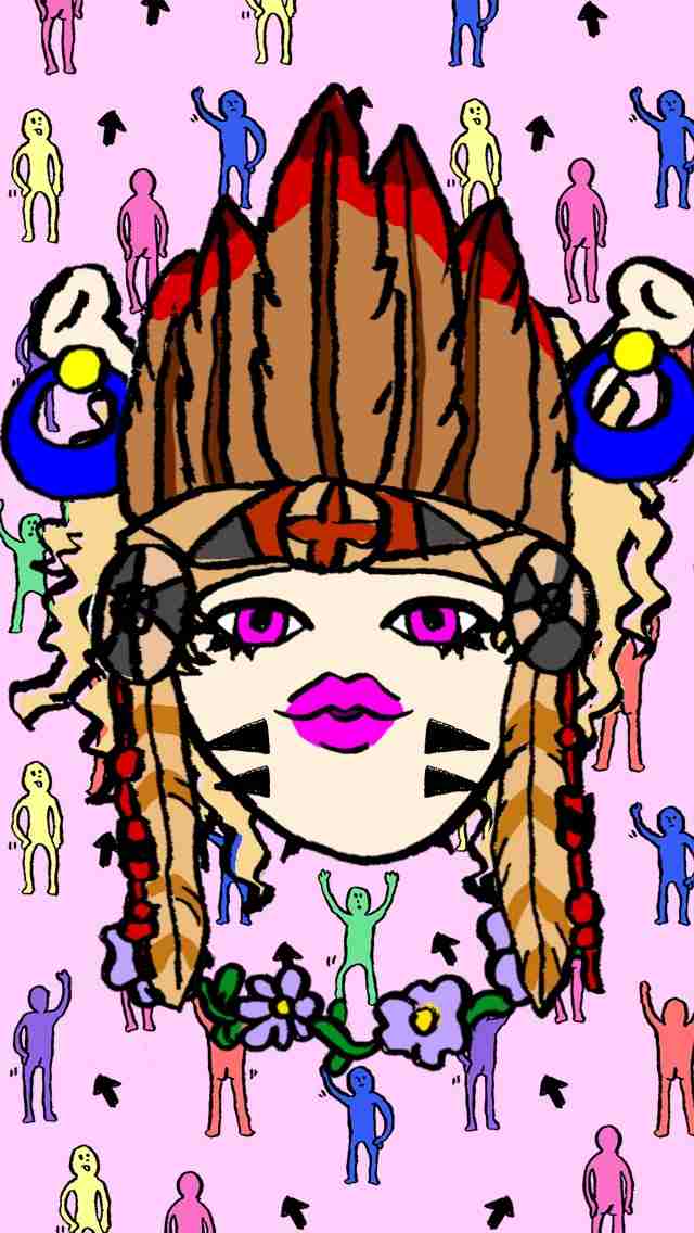 自画像を描いてみるトピ