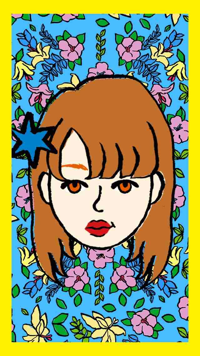 自画像を描いてみるトピ